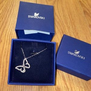 Swarovski butterfly necklace